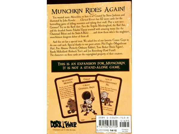 Munchkin 3: Papi Baki Munchkin 3 - Beschwörungsfehler / Clerical Errors – alternatív kép 1