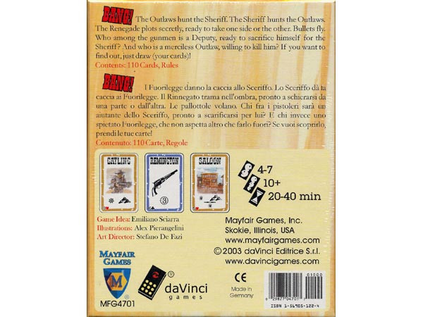 BANG! Card Game  – fő nézet