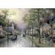 Hometown Morning, Thomas Kinkade, 1000 db (58441) Morgen in der kleinen Stadt