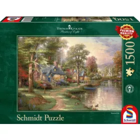 Hometown Lake, Thomas Kinkade, 1500 db (57452) Am See
