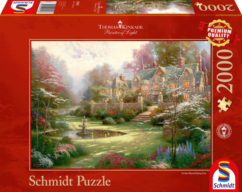 Gardens beyond Spring Gate, Thomas Kinkade, 2000 db (57453) Landsitz – alternatív kép 1