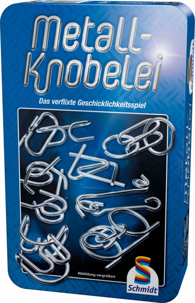 Ördöglakat gyüjtemény fémdobozban (51206) Metall-Knobelei(51206) – fő nézet