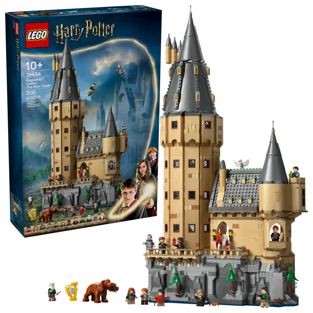 LEGO Harry Potter 76454 Roxfort kastély: A fő torony – fő nézet