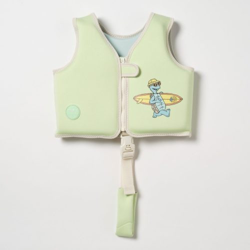 Sunnylife gyerek úszómellény 2-3 év - Shred Turtle Aqua – fő nézet