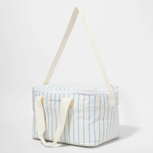 Sunnylife hűtőtáska - Weekend Mid Blue-Cream – alternatív kép 1