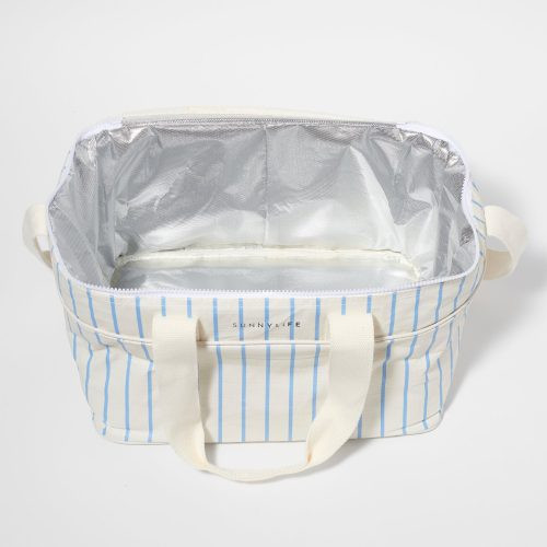 Sunnylife hűtőtáska - Weekend Mid Blue-Cream – alternatív kép 2