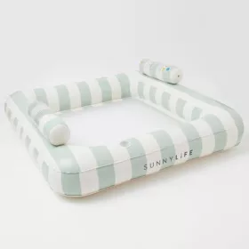   Sunnylife kétszemélyes felfújható úszó függőágy - The Vacay Soft Olive