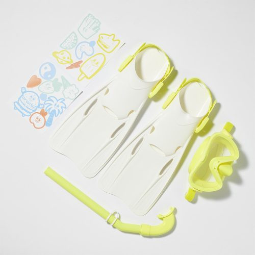 Sunnylife gyerek búvárszett közepes - The Sea Kids Yellow – fő nézet