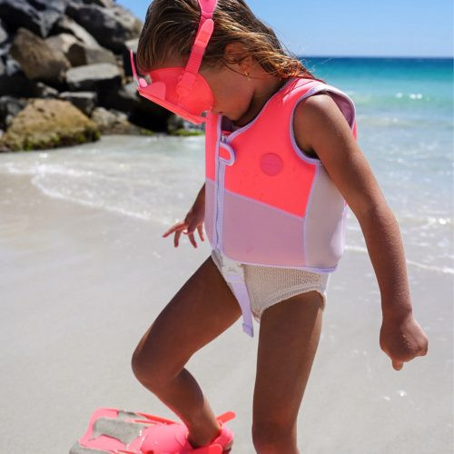 Sunnylife gyerek búvárszett kicsi - Melody the Mermaid Pink – alternatív kép 3