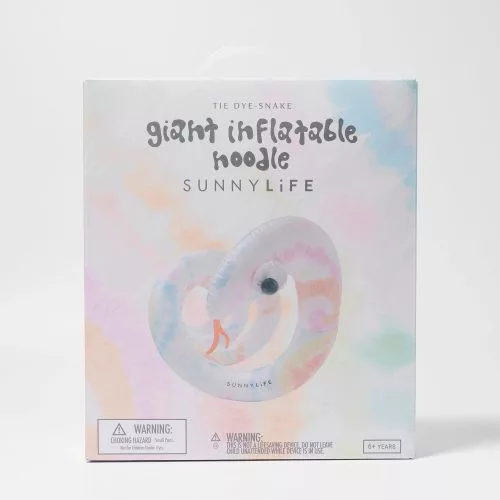 Sunnylife óriás felfújható kígyó - Tie Dye