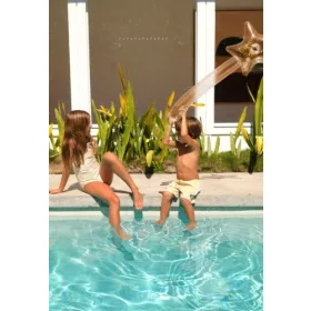   Sunnylife felfújható tündérpálca szett - Princess Swan Gold