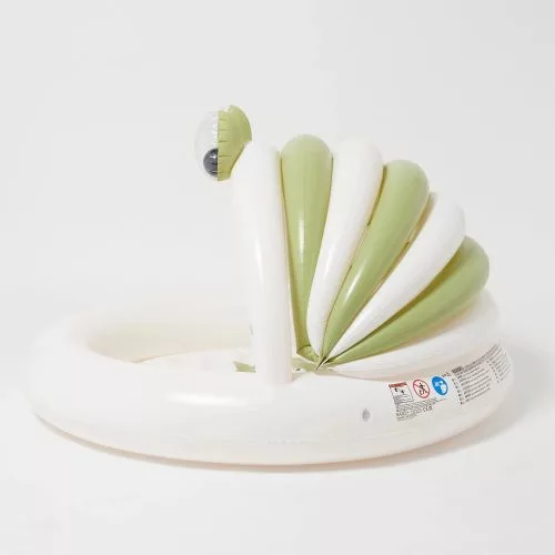 Sunnylife felfújható baba pancsoló kupolával - Cookie the Croc Khaki