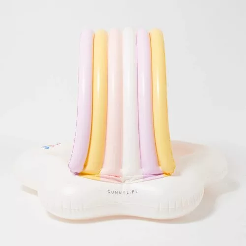 Sunnylife felfújható baba pancsoló árnyékolóval - Princess Swan