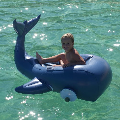 Sunnylife Luxe Ride-On matrac - Moby Dick Navy – alternatív kép 1