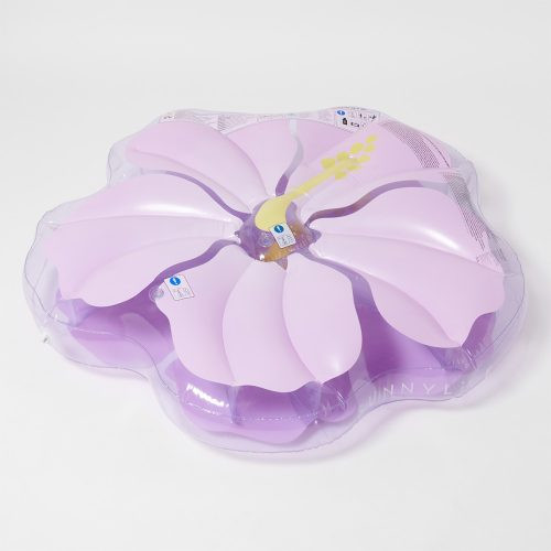 Sunnylife felfújható matrac Luxe - Hibiscus Pastel Lilac – fő nézet