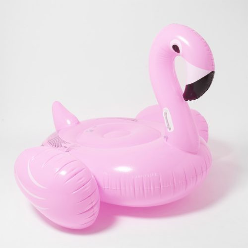 Sunnylife Luxe Ride-On matrac - Rosie the Flamingo Bubblegum Pink – fő nézet