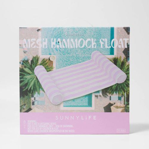 Sunnylife felfújható úszó függőágy - Bubblegum Pink – alternatív kép 4