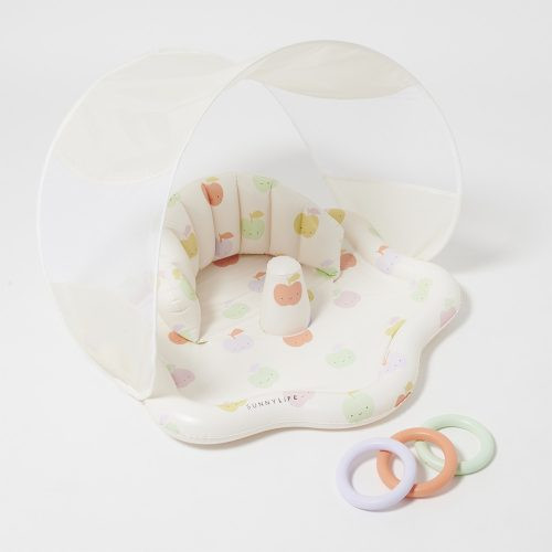 Sunnylife strand játszószőnyeg árnyékolóval - Apple Sorbet – fő nézet