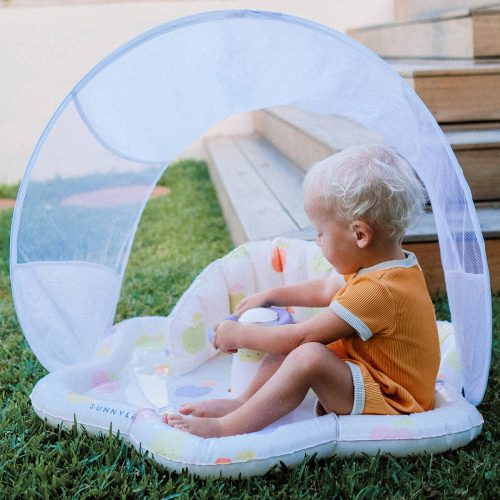 Sunnylife strand játszószőnyeg árnyékolóval - Apple Sorbet – alternatív kép 1