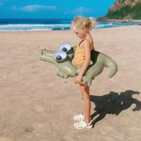   Sunnylife gyerek úszógumi hátul nyitott - Cookie the Croc Khaki