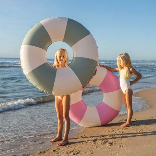 Sunnylife úszógumi - The Vacay Soft Olive Stripe – alternatív kép 2