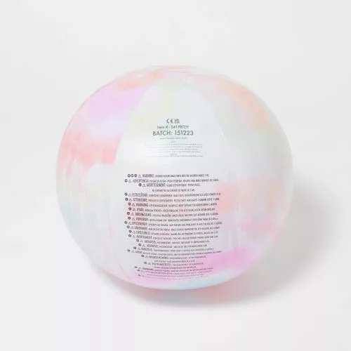 Sunnylife úszógumi - felfújható strandlabdával Tie Dye