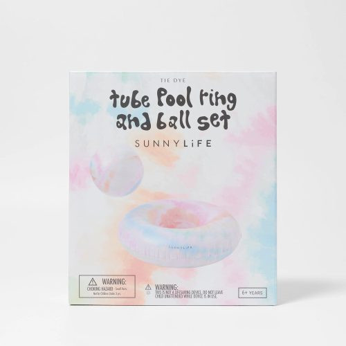 Sunnylife úszógumi - felfújható strandlabdával Tie Dye – alternatív kép 4