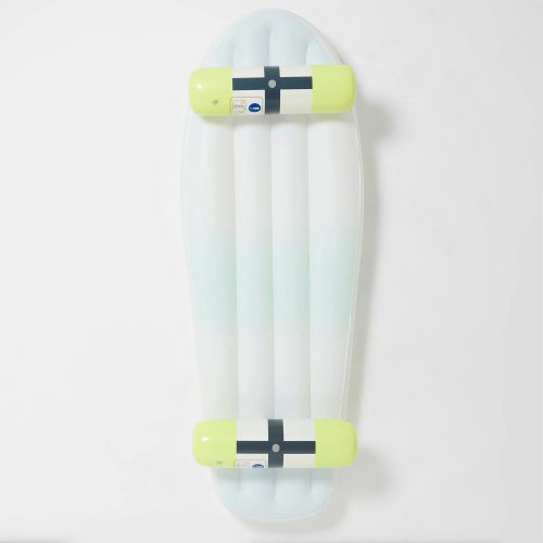 Sunnylife felfújható matrac - The Sea Kids Skateboard Blue-Lime – alternatív kép 2