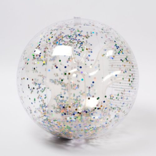 Sunnylife 3D felfújható strandlabda - Cotton Candy Glitter – fő nézet