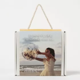 Sunnylife 3D felfújható strandlabda - Cotton Candy Glitter