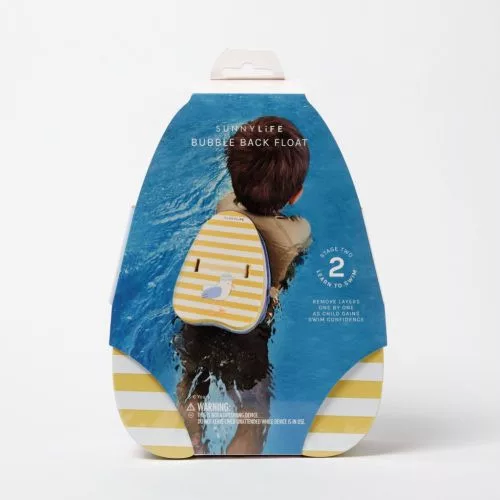 Sunnylife Hátúszó - Sid the Seagull Mustard Stripe