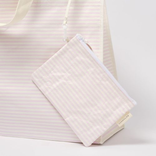 Sunnylife strandtáska - Lazy Days Pink Stripe – alternatív kép 1