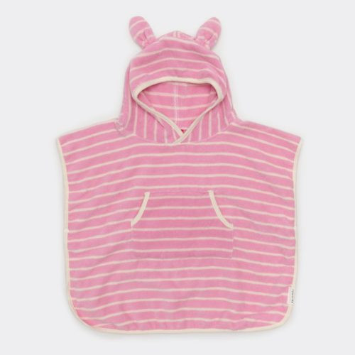Sunnylife fürdőponcsó - Candy Pink Stripe – fő nézet
