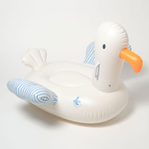 Sunnylife gyerek Ride-On matrac - Sid the Seagull Blue Stripe – fő nézet
