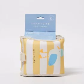   Sunnylife neoprén karúszó - Sid the Seagull Mustard Stripe
