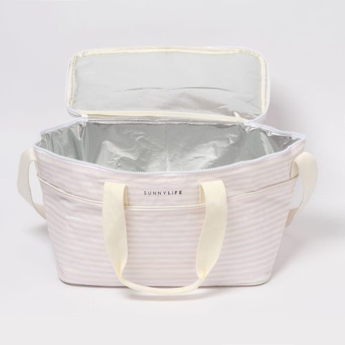 Sunnylife hűtőtáska - Lazy Days Pink Stripe – alternatív kép 1
