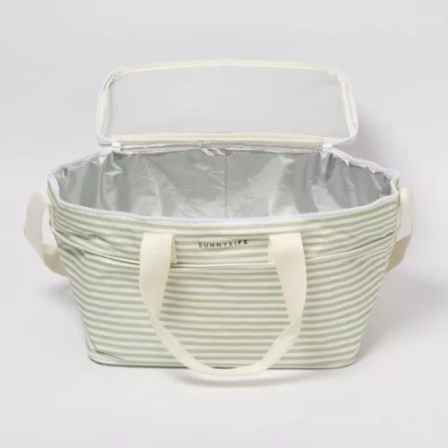 Sunnylife hűtőtáska - La Palma Sage Stripe