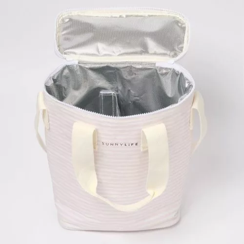 Sunnylife ital hűtőtáska - Lazy Days Pink Stripe