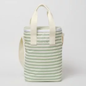 Sunnylife ital hűtőtáska 8 l - La Palma Sage Stripe