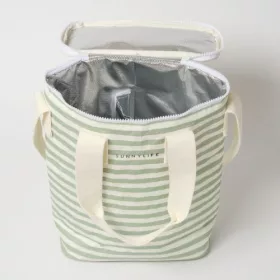 Sunnylife ital hűtőtáska 8 l - La Palma Sage Stripe