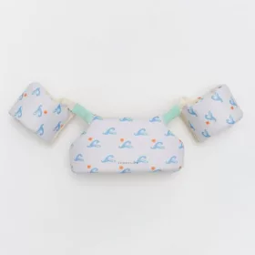   Sunnylife úszómellény karúszóval 4-6 év Sid the Seagull Blue Wave