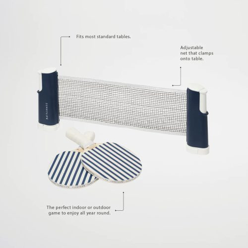 Sunnylife ping pong szett hálóval - Coastal Blue – alternatív kép 3