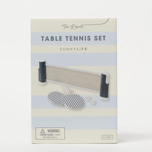 Sunnylife ping pong szett hálóval - Coastal Blue – alternatív kép 4