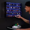 Prémium LEGO Minifigura gyűjtői vitrin – 5 Szintes, LED világítással
