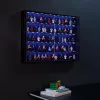 Prémium LEGO Minifigura gyűjtői vitrin – 5 Szintes, LED világítással
