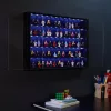 Prémium LEGO Minifigura gyűjtői vitrin – 5 Szintes, LED világítással