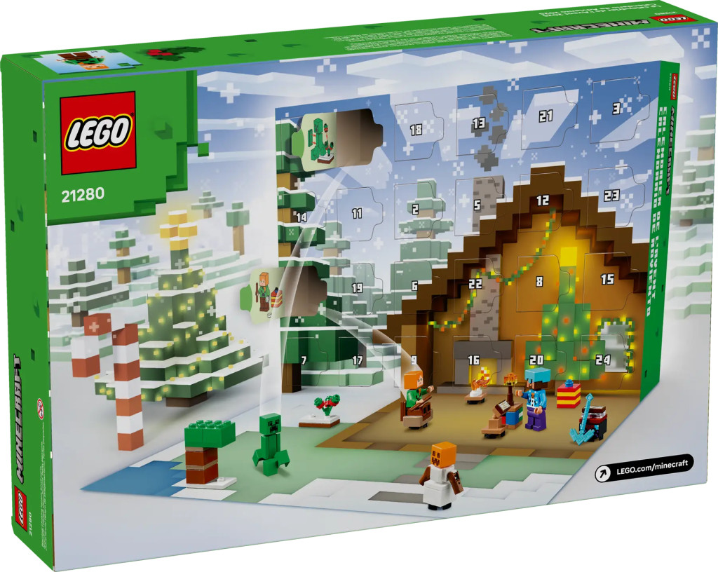 LEGO Minecraft - 21280 Adventi naptár 2025 – alternatív kép 6