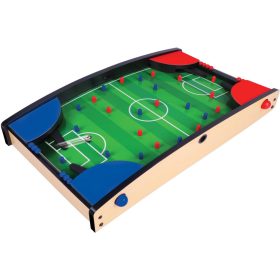   Asztali foci flipper minőségi fából felnőtteknek és 5+ éves gyerekeknek, 2 játékos