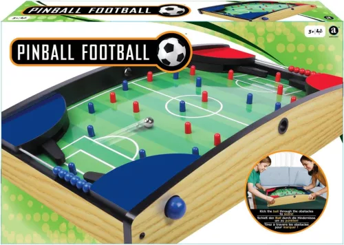 Asztali foci flipper minőségi fából felnőtteknek és 5+ éves gyerekeknek, 2 játékos