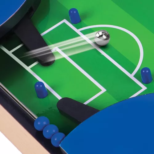 Asztali foci flipper minőségi fából felnőtteknek és 5+ éves gyerekeknek, 2 játékos